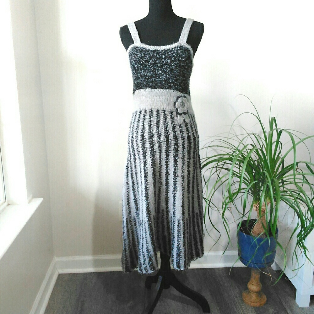 BCBG Maxazria knitted midi dress